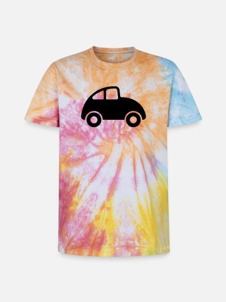 Auto - Unisex Premium Tie Dye T-Shirt - Regenbogen-Spirale