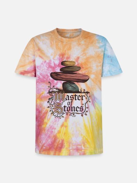 Master Of Stones - Unisex Premium Tie-Dye T-Shirt - Rainbow Spiral