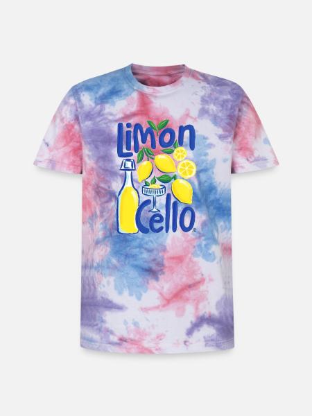 Design cool - T-shirt tie-dye premium unisexe - rose/violet/bleu