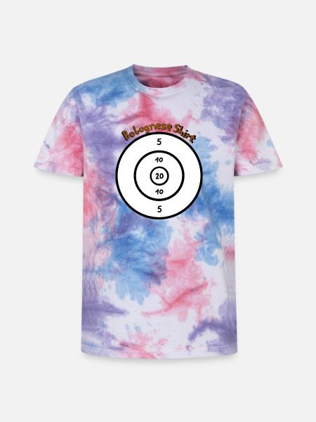 Bolognese Shit - Unisex Premium Tie-Dye T-Shirt - Pink/Purple/Blue