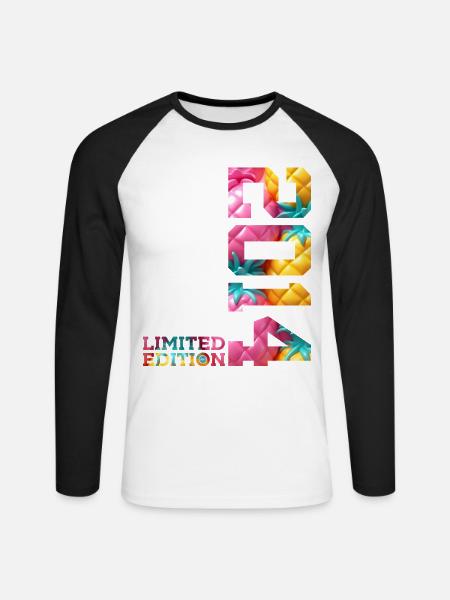 12TH BIRTHDAY LIMITED EDITION 2014 - Unisex Long Sleeve Baseball T-Shirt - white/black