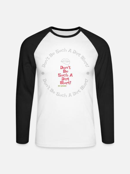 DBSADB Rot &; Grün - Unisex Baseballshirt langarm - Weiß/Schwarz
