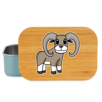 Europäischer Mufflon - Lunch Box - Hellblau - Vorne