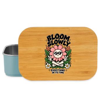 Bloom Slowly – Alles zu seiner Zeit - Lunch Box - Hellblau - Vorne