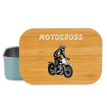 motocross - Lunch Box - Hellblau - Vorne