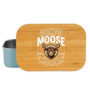 Don't Moose With Me Funny Moose - Lunch Box - Hellblau - Vorne