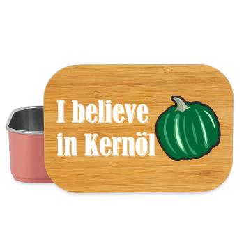 I believe in Kernöl Steiermark Österreich R - Lunch Box - Hellrosa - Vorne
