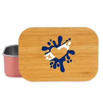 Israel Symbol Fahne Fleck Farben Geschenk - Lunch Box - Hellrosa - Vorne