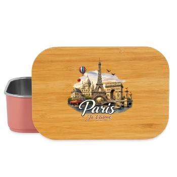 ✨ Lass dich von der Magie von Paris verführen! - Lunch Box - Hellrosa - Vorne