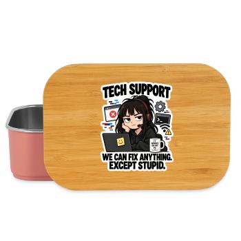 Tech Support: Fixing Everything Except Stupid - Lunch Box - Hellrosa - Vorne