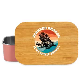 Bartagame Sprüche - Lunch Box - Hellrosa - Vorne
