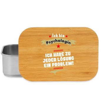ich bin psychologin - Lunch Box - Silber - Vorne