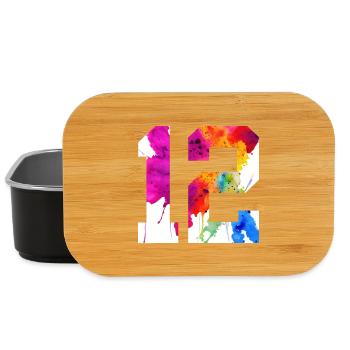 NUMMER 12 JAHRE ALT 12. GEBURTSTAG - Lunch Box - Schwarz - Vorne