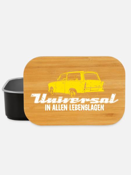 Trabi - universal gut - Lunch Box - Schwarz