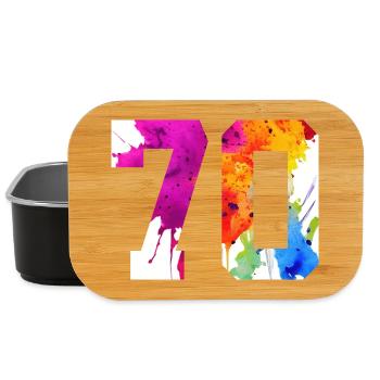 NUMMER 70 JAHRE ALT 70. GEBURTSTAG - Lunch Box - Schwarz - Vorne