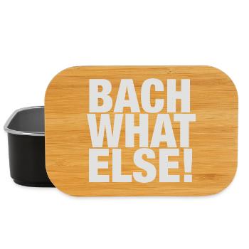 T-shirt de Johann Sebastian Bach - Boîte à goûter - noir - Devant