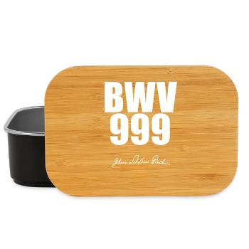 Bach Johann Sebastian - Lunch Box - black - Front