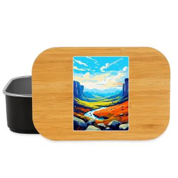 High Cup Nick Cumbria Vintage Travel Poster WPA - Lunch Box - black - Front