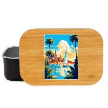 Palma De Mallorca Spanien Vintage Reiseplakat WPA - Lunch Box - Schwarz - Vorne