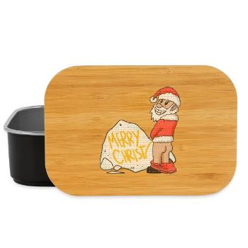 Ugly Christmas Funny - Lunch Box - black - Front