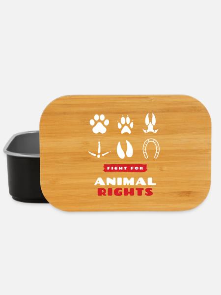 droits des animaux - Boîte à goûter - noir