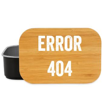 Error 404 - Lunch Box - Schwarz - Vorne