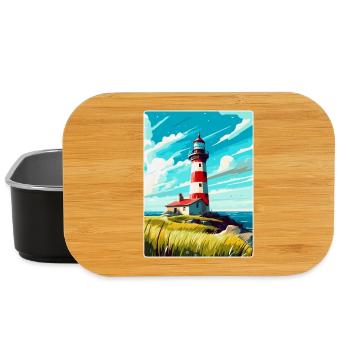 Plymouth England Uk Vintage Reiseplakat Souvenir - Lunch Box - Schwarz - Vorne