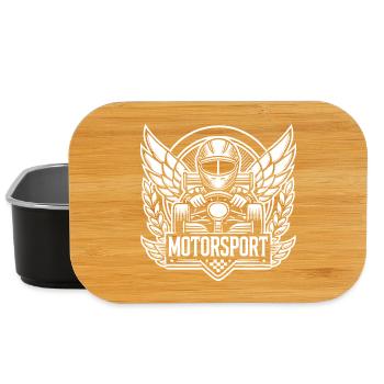 Logo du sport automobile - Boîte à goûter - noir - Devant