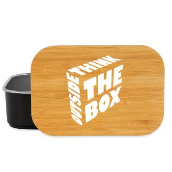 Think outside the box - Lunch Box - black - Front