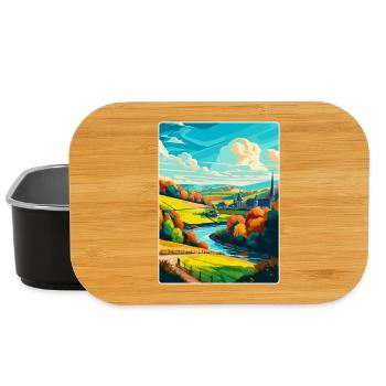 Ardennen Frankreich Vintage Reiseplakat Souvenir WPA - Lunch Box - Schwarz - Vorne