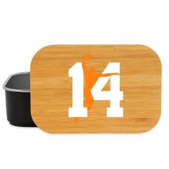NUMBER 14 BASKETBALL 14TH BIRTHDAY - Lunch Box - black - Front
