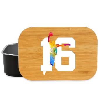 NUMBER 16 BASKETBALL 16TH BIRTHDAY - Lunch Box - black - Front