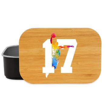 NUMBER 17 BASKETBALL 17TH BIRTHDAY - Lunch Box - black - Front