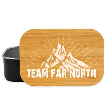 Team Far North | Nordland | Norden - Lunch Box - Schwarz - Vorne