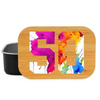NUMMER 50 JAHRE ALT 50. GEBURTSTAG - Lunch Box - Schwarz - Vorne
