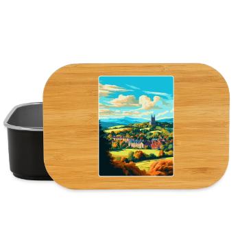 Great Malvern England Uk Travel Poster Souvenir - Lunch Box - black - Front