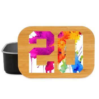 NUMMER 20 JAHRE ALT 20. GEBURTSTAG - Lunch Box - Schwarz - Vorne