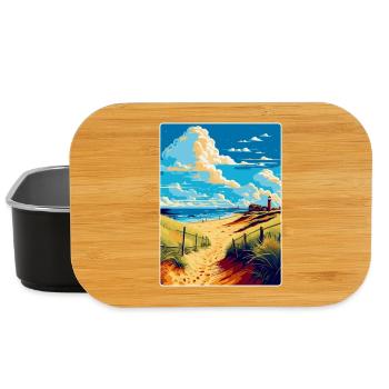 Suffolk Coast Vintage Travel Poster Souvenir WPA - Lunch Box - black - Front