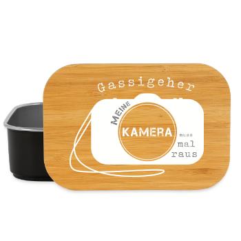 Fotograf fotografieren - Lunch Box - Schwarz - Vorne