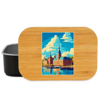 Helsingborg Sweden Vintage Travel Poster Souvenir - Lunch Box - black - Front