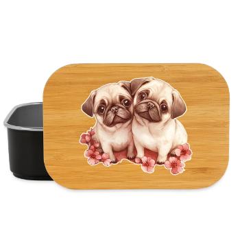 Mops - Lunch Box - Schwarz - Vorne