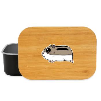 Niedlicher Hamster - Lunch Box - Schwarz - Vorne