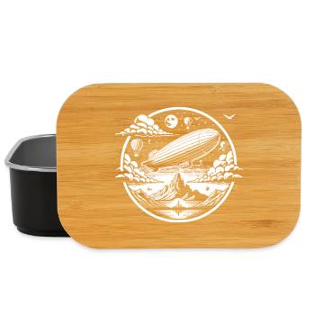 Airship Logo - Lunch Box - black - Front