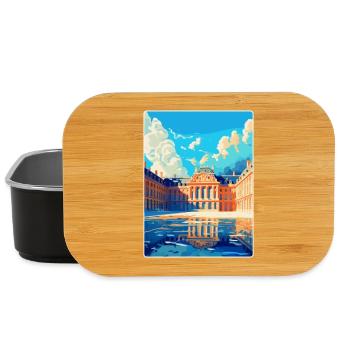 Versailles Frankreich Vintage Reiseplakat Souvenir - Lunch Box - Schwarz - Vorne