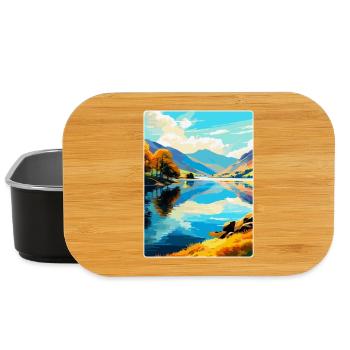 Ullswater Lake District Travel Poster Souvenir WPA - Lunch Box - black - Front