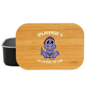 Erstes Baby Spieler 1 hat das Spiel Betreten Baby - Lunch Box - Schwarz - Vorne
