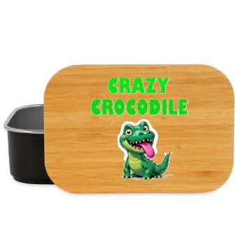 Crazy Crocodile - Lunch Box - Schwarz - Vorne