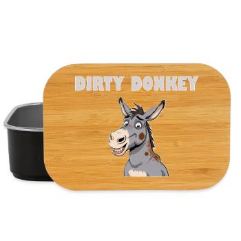 DIRTY DONKEY - Lunch Box - Schwarz - Vorne