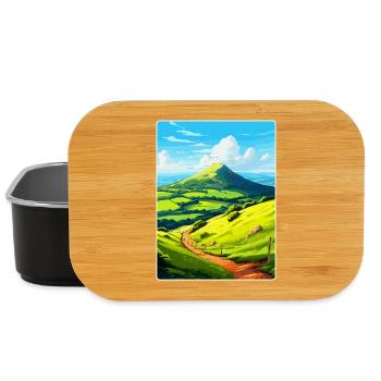 Duncryne Hill Stirling Vintage Reiseposter WPA - Lunch Box - Schwarz - Vorne