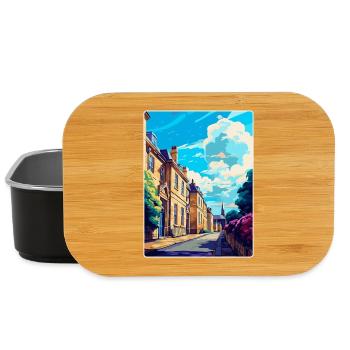 Chipping Norton England Uk Travel Poster Souvenir - Lunch Box - black - Front